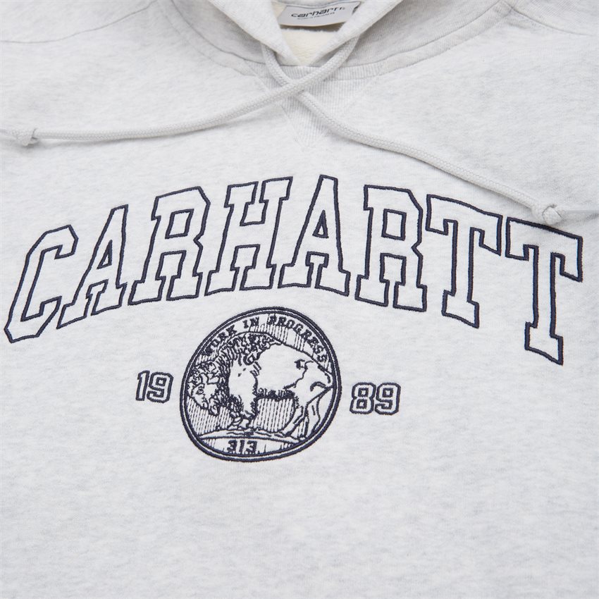 Carhartt WIP Sweatshirts HOODED COIN SWEATSHIRT I031798 ASH HEATHER